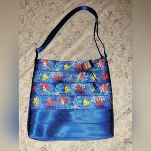 COPY - Harvey's Disney Little Mermaid Blue Cross Body Seatbelt Bag NWOT